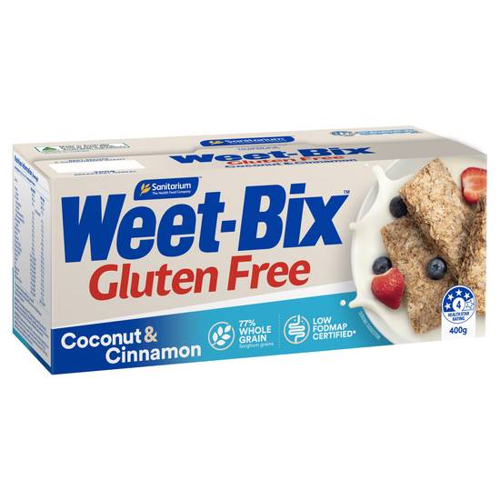 Sanitarium Weet-Bix Gluten Free Coconut & Cinnamon Breakfast Cereal 400g