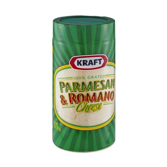 Queso Parmesano & Romano Kraft Rallado 8 Oz