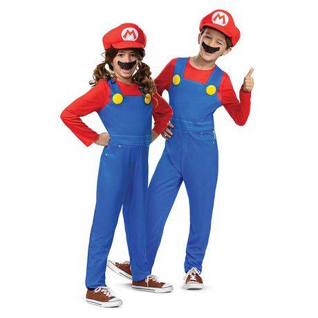 Child''S Super Mario Bros. Mario Classic Costume (Size: 3-4T)