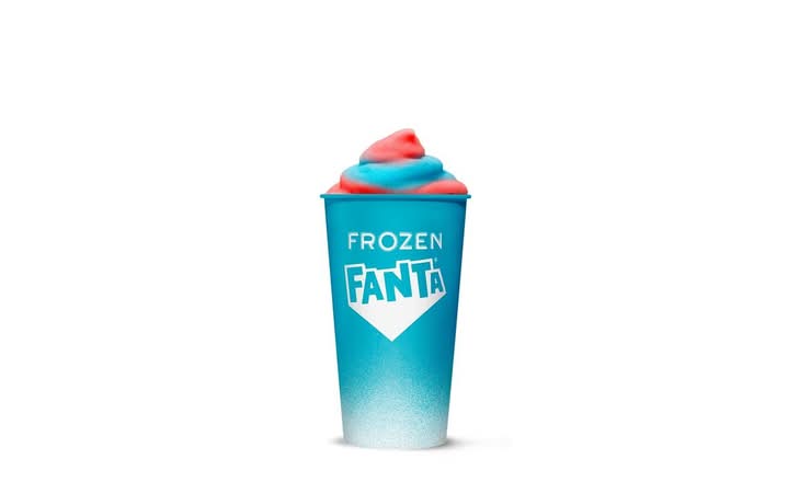 Frozen Fanta Strawberry and Blue Raspberry