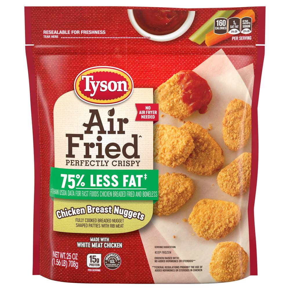 Tyson Air Fried Chicken Breast Nuggets (1.56 lbs)