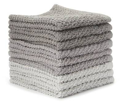 Real Living Washcloths, Gray (9 ct)