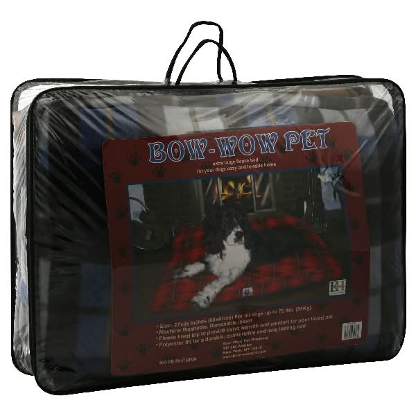 Bow Wow Pet Fleece Bed