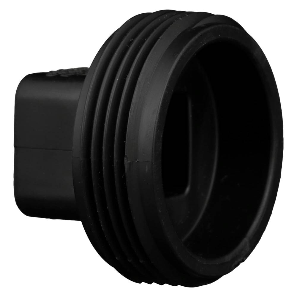 Charlotte Pipe 1-1/2-in Black ABS DWV Plug Fitting for Sanitary Drain, Waste, and Vent (DWV) Systems | ABS 00106  0600