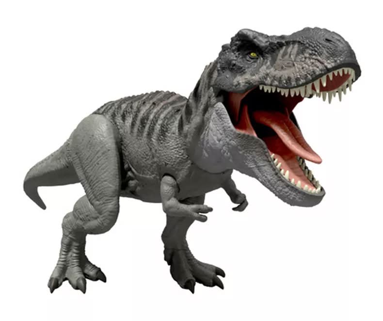 Jurassic world Dinosaurio Rebirth T-Rex Mordida Destructora único color