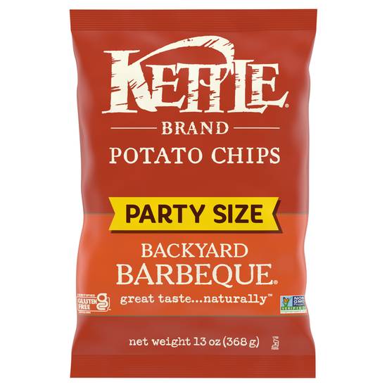 Kettle Brand Party Size Backyard Potato Chips (barbeque )