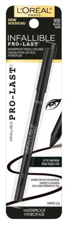 L'Oréal Infallible Pro-Last Water Proof Pencil Black Eyeliner