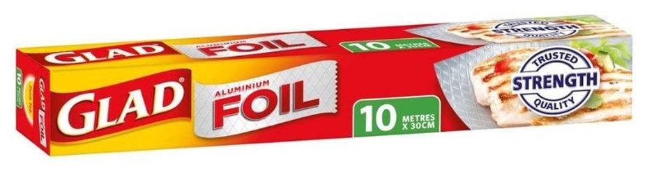 Glad Aluminium Foil Roll 30cm x 10mtr