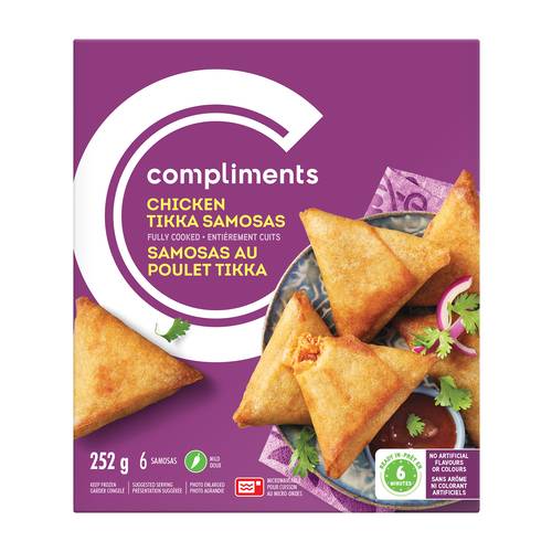 Compliments Chicken Tikka Samosas (252 g, 6 ct)