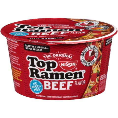 Top Ramen Bowl Beef 3.28oz