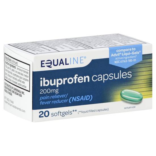 Equaline Ibuprofen 200 mg Capsules (20 ct)