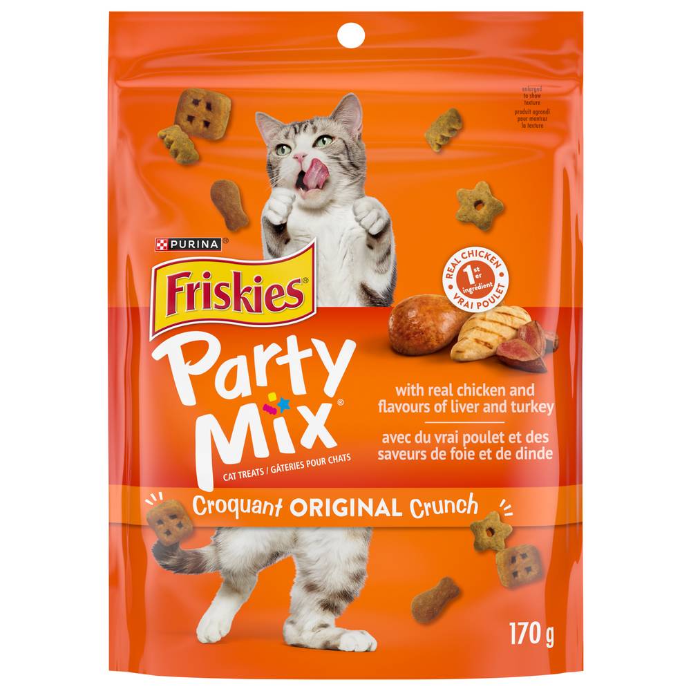 Purina Friskies Party Mix Original Crunch Cat Treats (170 g)