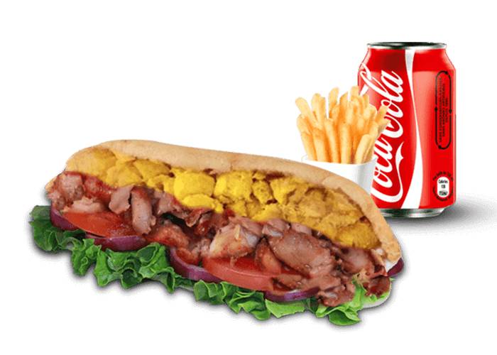 Menu sandwich mixte