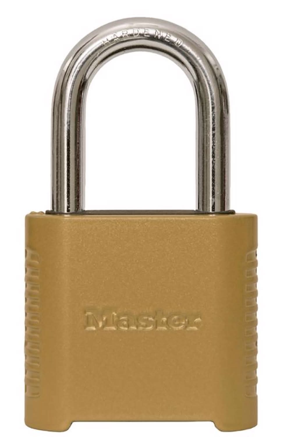 Master Lock 2 In. W Hardened Steel Resettable Combination Combination Padlock