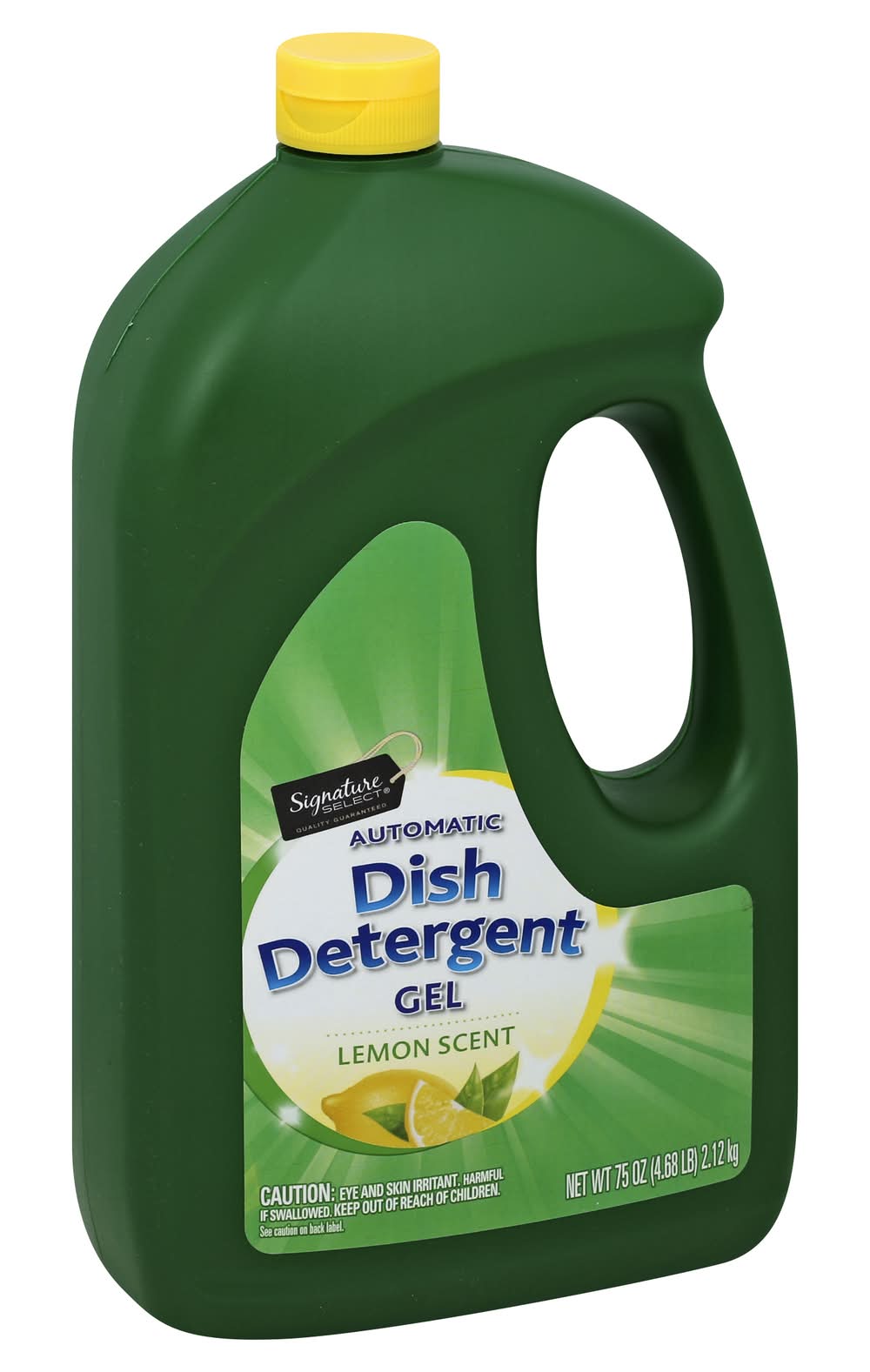 Signature Select Dish Detergent Gel, Lemon (75 oz)