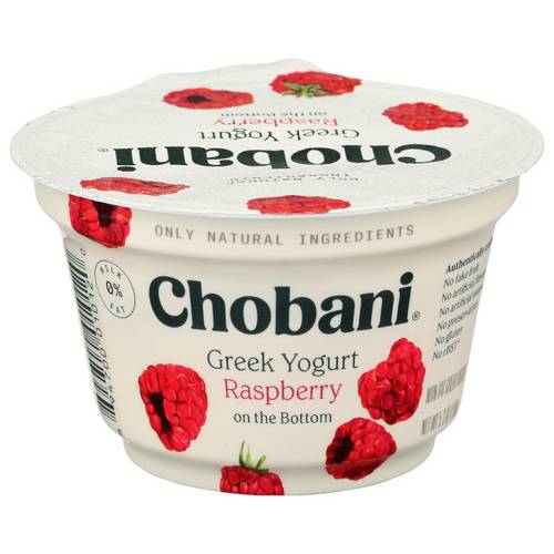 Chobani Fat Free Raspberry Greek Yogurt