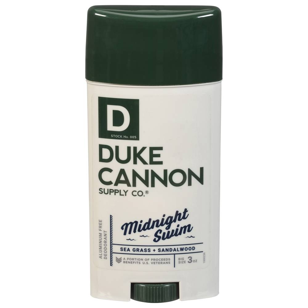 Duke Cannon Midnight Swim Sea Grass + Sandalwood Deodorant