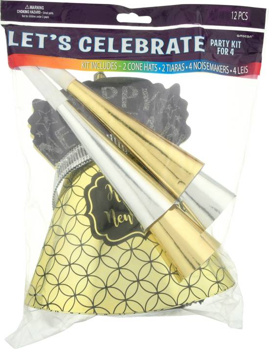Amscan Let's Celebrate Party Kit (12 ct)