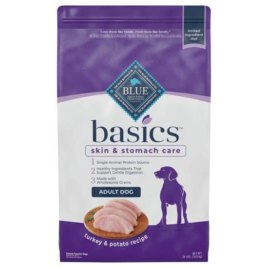 Blue Buffalo Basics Sensitive Solution Turkey & Potato Dog Food