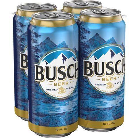 Busch 4 Pack 16oz Can