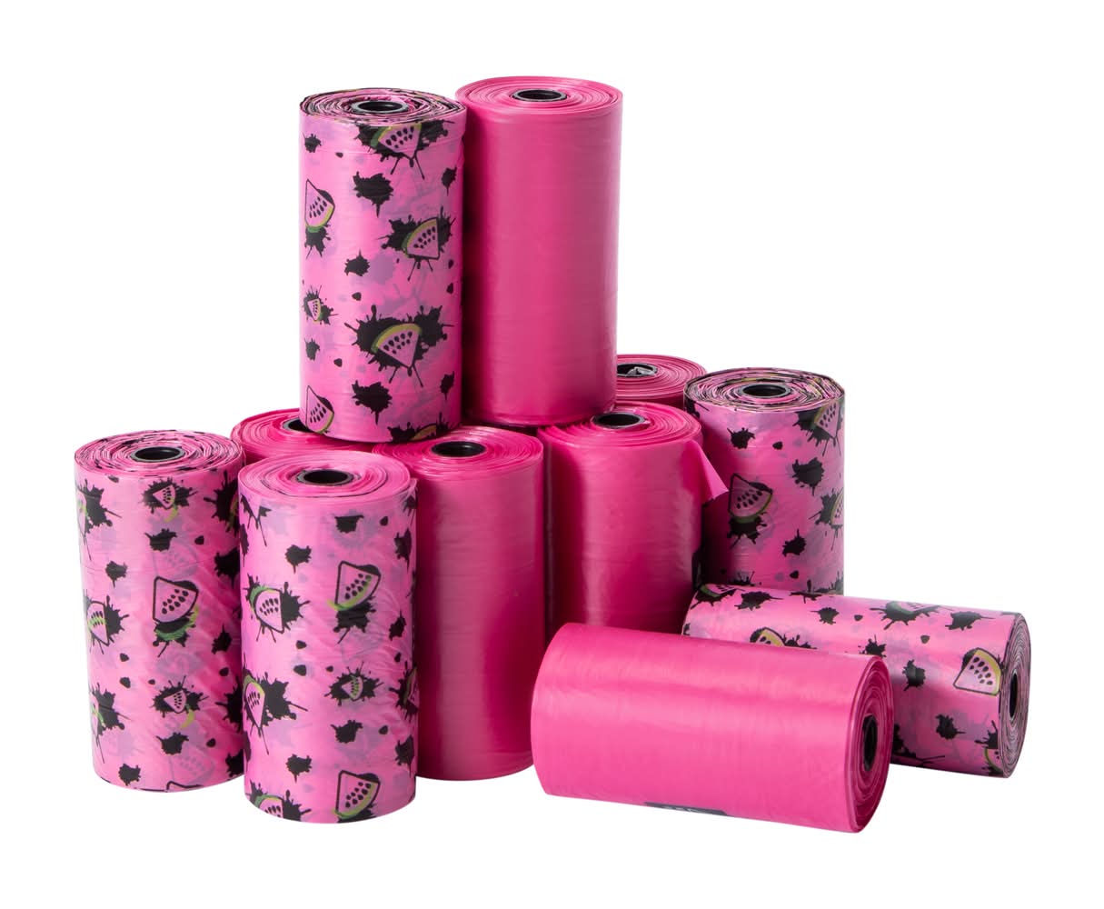 Warheads® Scented Pet Waste Bags 12-Pack Warheads Pink