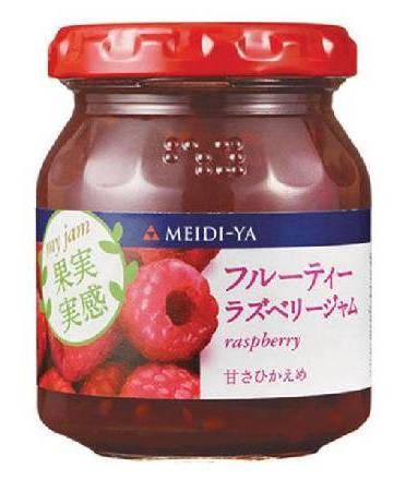 明治屋 MY果實實感 覆盆子果醬 糖度45 160g(乾貨)^301241858
