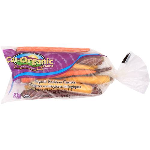 Organic Rainbow Carrots Bag