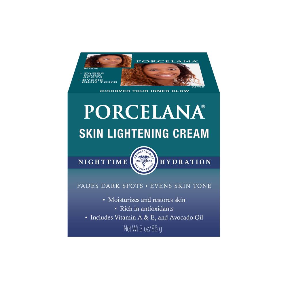 Porcelana night skin lightening cream discount