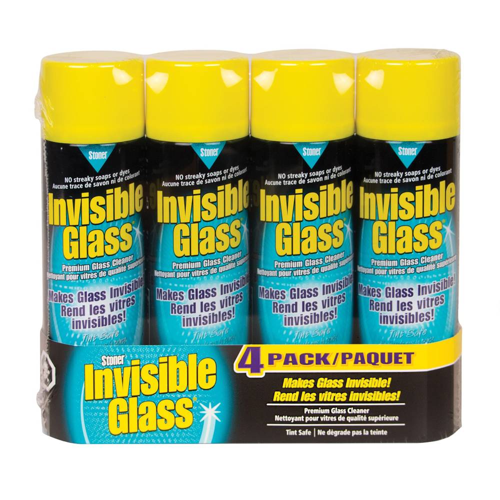 Invisible Glass Nettoyant Pour Vitres (4 X 539 g) -  Premium Glass Cleaner (4 X 539 g)