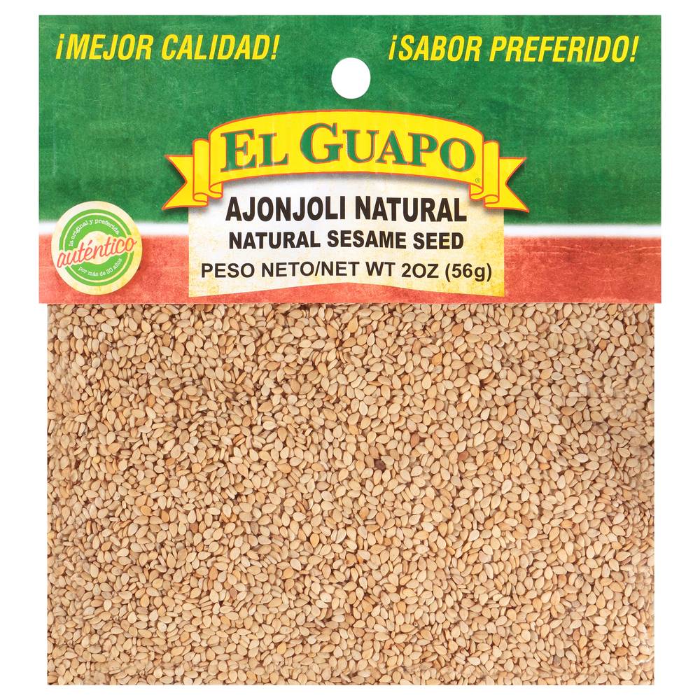 El Guapo Natural Whole Sesame Seeds (2 oz)