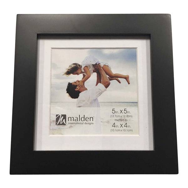 Malden Linear Matted Black Frame 4x4/5x5