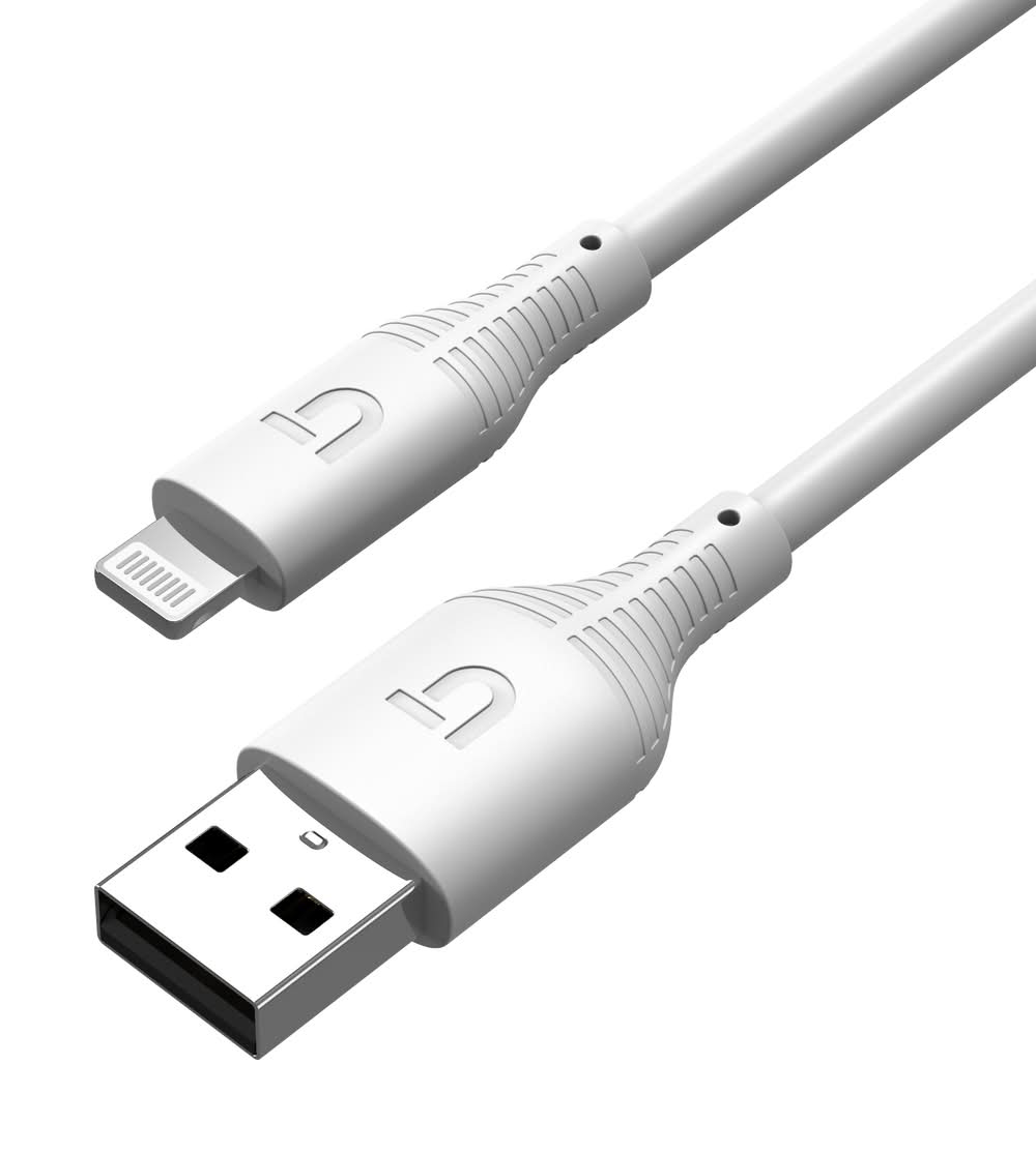 Utilitech 8-ft USB 2.0 Lightning White Cable
