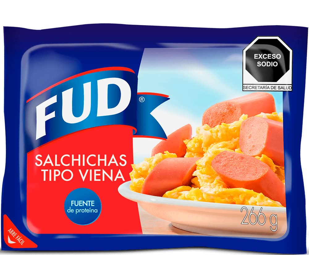 FUD · Salchichas tipo viena (266 g)