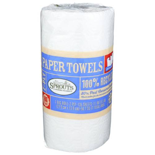 Sprouts 2 Ply Paper Towels 1 Roll
