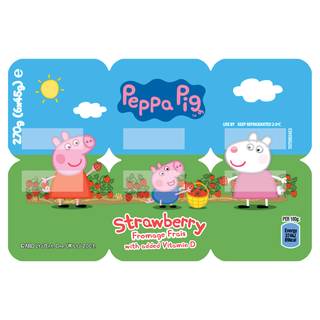 Peppa Pig Strawberry Fromage Frais 6 x 45g (270g)