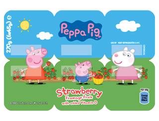 Peppa Pig Strawberry Fromage Frais 6 x 45g (270g)
