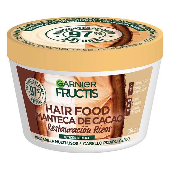 Garnier mascarilla fructis hair food restauración de rizos