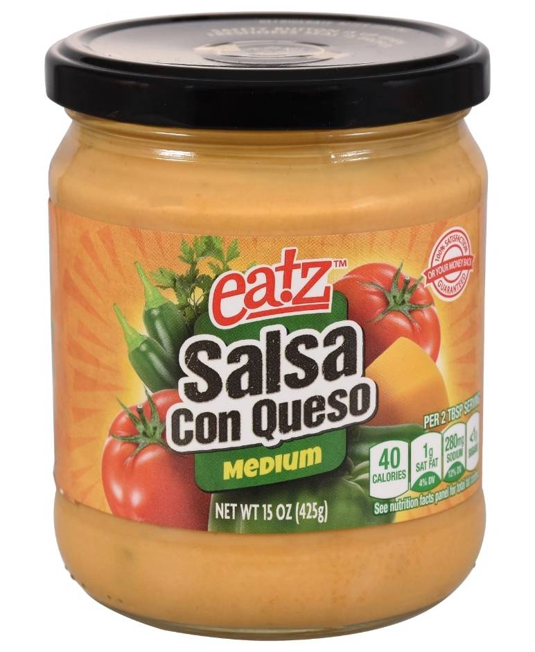 Eatz Medium Salsa Con Queso (15 oz)