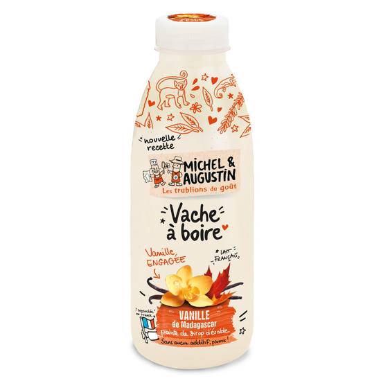 Michel et Augustin - Vache à boire à la vanille de madagascar (250 ml)