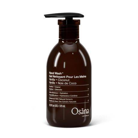 Osana Naturals Ultra Moisture + Hydration Hand Wash, Vanilla-Coconut (370 ml)