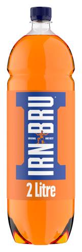 IRN-BRU Sparkling Refreshingly Fizzy Soft Drink (2L)