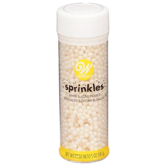 Wilton White Sugar Pearls Sprinkles
