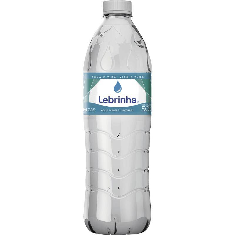 Lebrinha água mineral natural com gás (500ml)