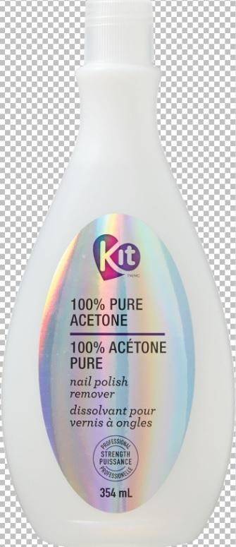 Kit 100% Pure Acetone Nail Polish Remover (354 ml)