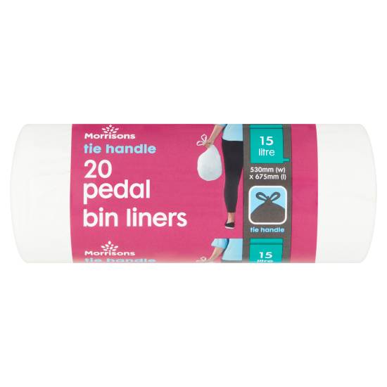 Morrisons Tie H&Le Pedal Bin Liners