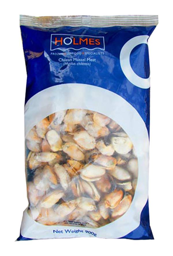 Holmes Chilean Mussel Meat 100/200 (900gnet) 1kg