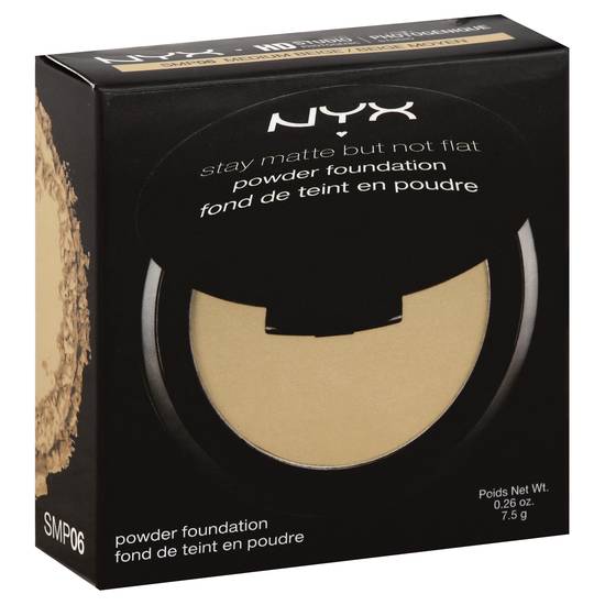 Nyx Professional Makeup Stay Matte Powder Foundation, Medium Beige (0.3 oz)