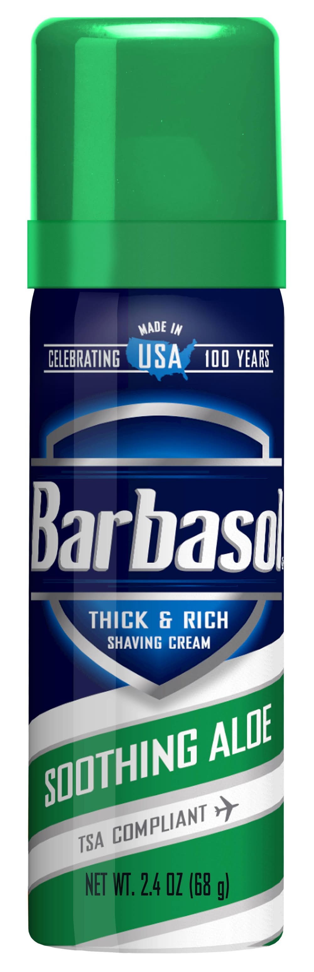 Barbasol Soothing Aloe Shaving Cream (2.4 oz)