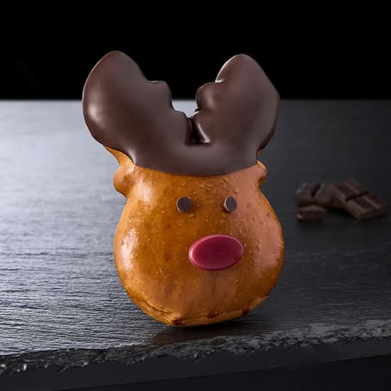 Le renne brioché chocolaté