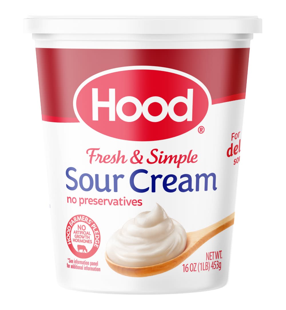 Hood Fresh & Simple Sour Cream (16 oz)